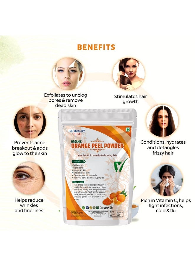 Top Quality Store TQS Orange Peel Powder for Skin Whitening and As a Toner (100 g) - Image 4