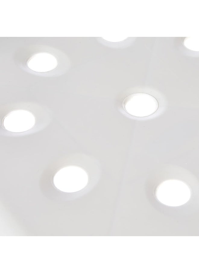 Cosmoplast High Stool Square- L 37 x W 37x H 46 cm (White)  - Image 2