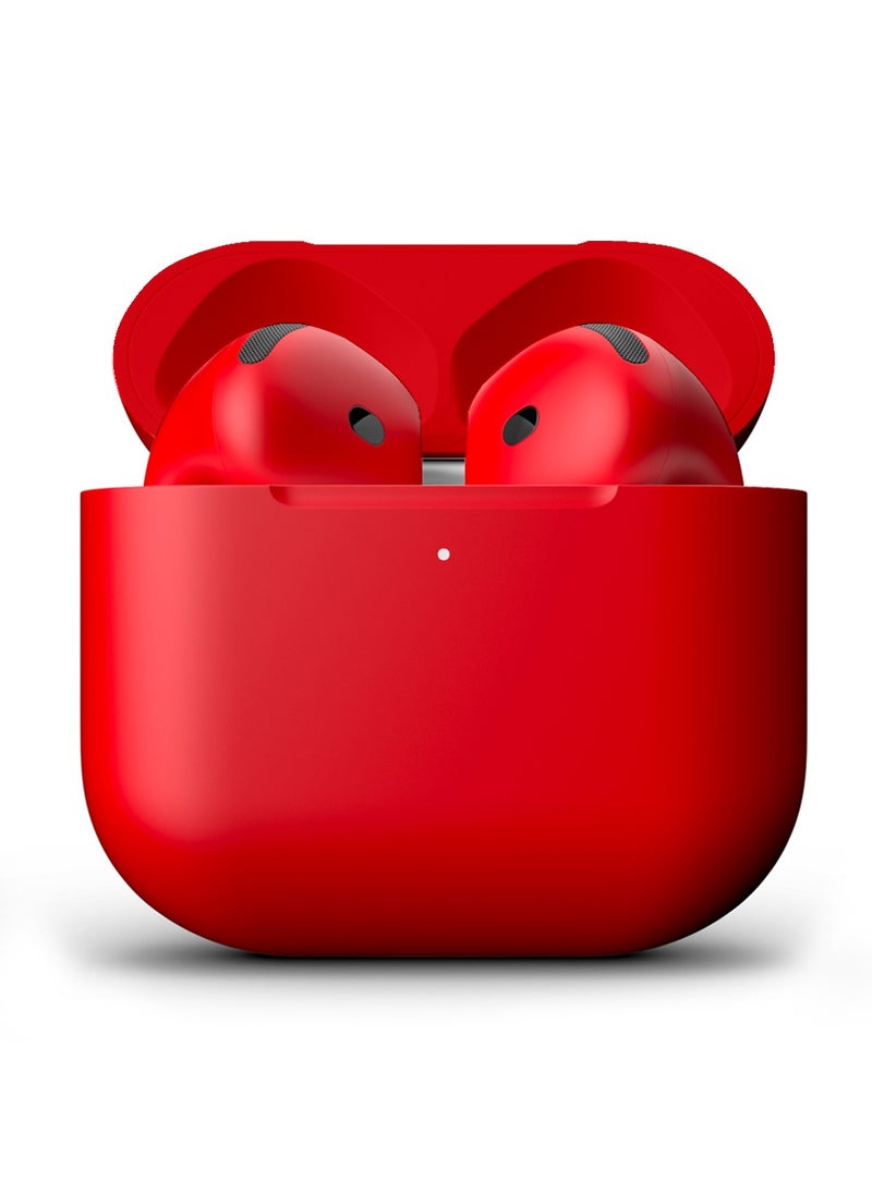Craft MERLIN CRAFT CUSTOMIZED APPLE AIRPODS 4 RED BOLD  - Image 1