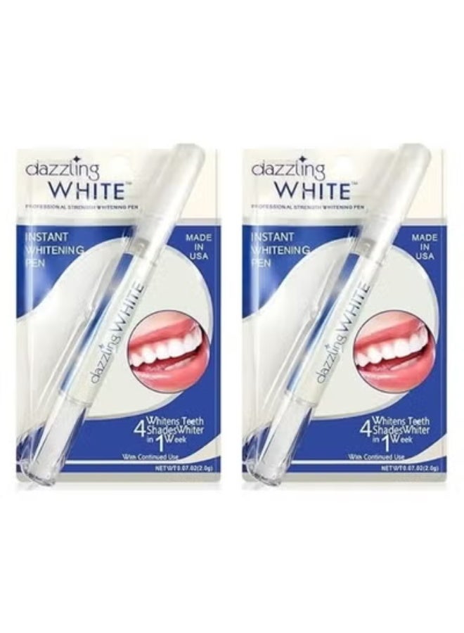 Dazzling White 2Pcs Dazzling White Instant Whitening Pen White 2grams - Image 1