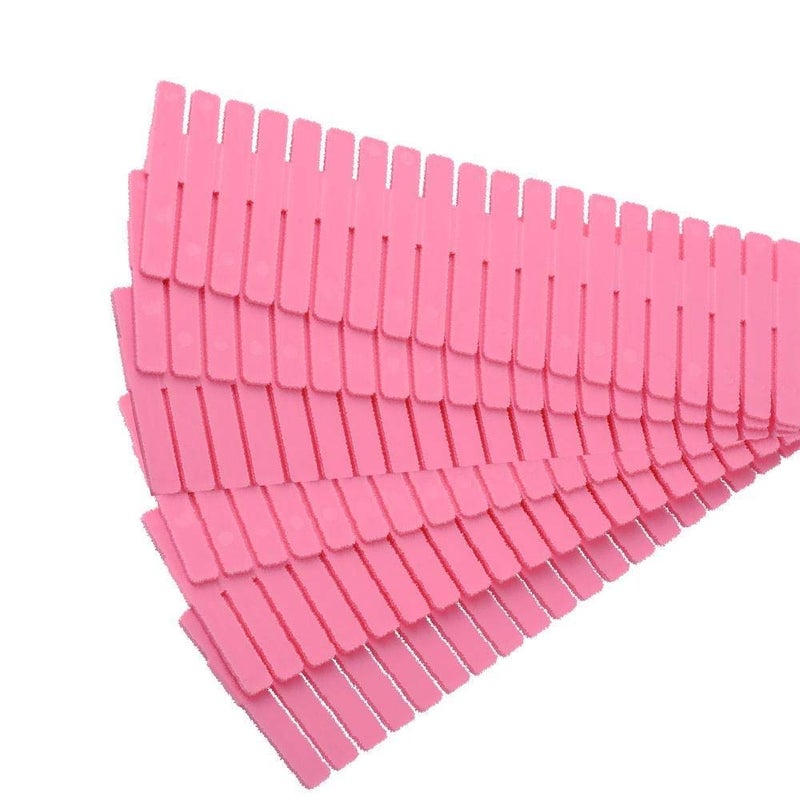 APRAS Plastic Adjustable Storage Organizer Drawer Divider for Home Kitchen for Makeup Tools Kitchen Cutlery Office Desk Clinic Bedroom 40 PCS Pink Colour - Image 2