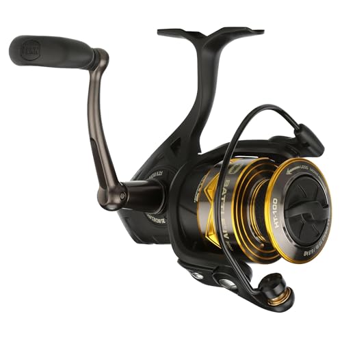 PENN Battle IV Size 4000 Spinning Fishing Reel, Full Metal Body and Sideplate, CNC Gear Technology, Hydro Armor Seals Critical Area from Water Intrusion, HT-100 Drag System - Image 4