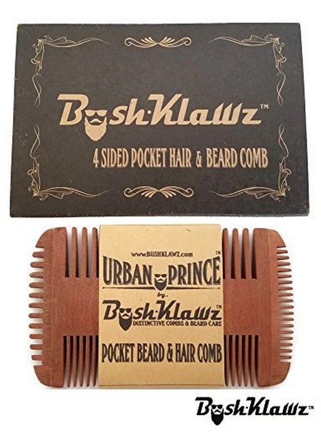 BushKlawz 4Klawz Beard Comb Pocket Comb For Men  - Image 3