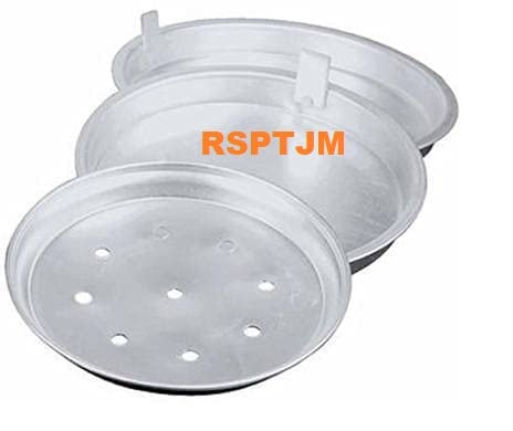 RSPTJM RJ kitchenware Store Aluminium Idli,Dhokla Maker(1 Pot, 1 Lid, 4 Idli Plates, 2 Dhokla Plates) Standard Idli Maker - Image 3