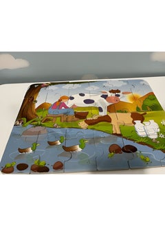 Apexma Educational Colorful Farm Puzzle - Fun Animal Identification Farm Puzzle - Dexterity Developing Farm Puzzle  - Image 5