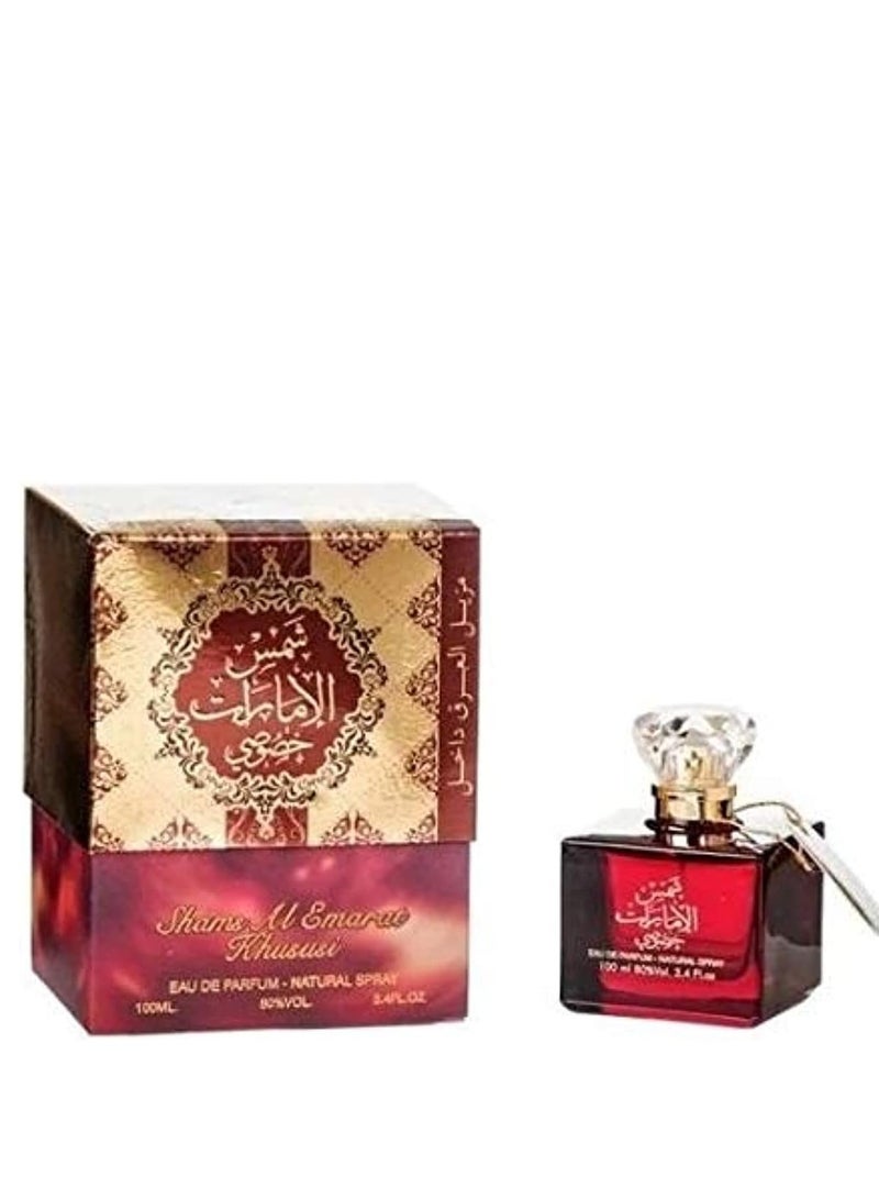 Ard Al Zaafaran Ard Al Zaafaran Shams Al Emarat Khususi Eau de Parfum 100ml – Long Lasting Oriental Perfume for Men & Women  - Image 4
