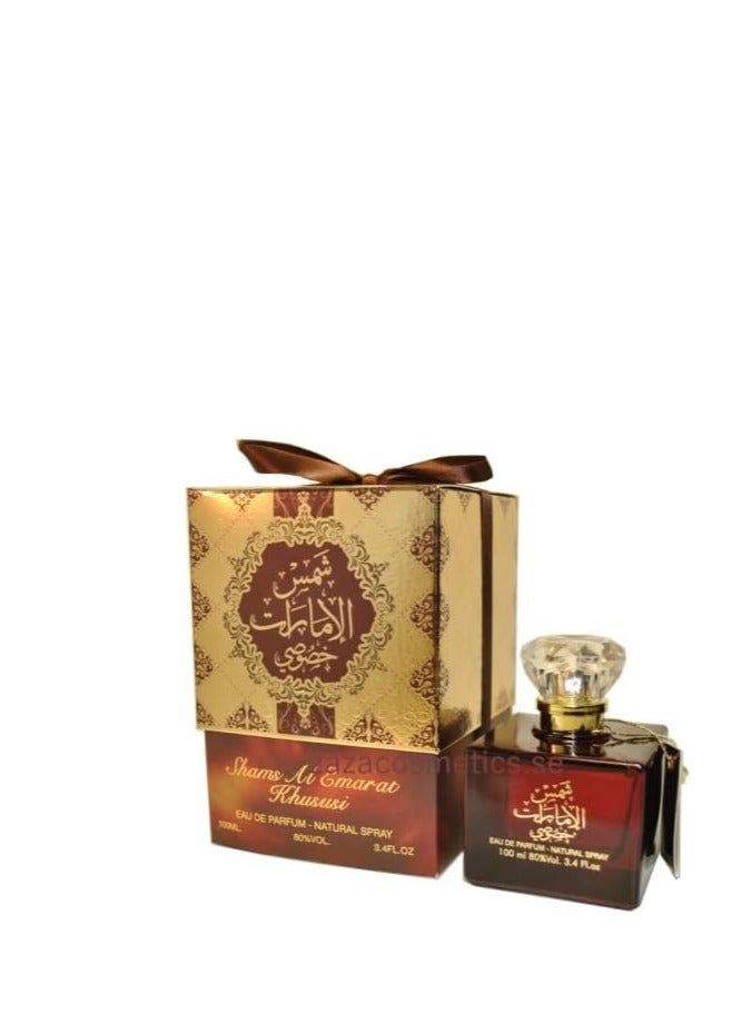 Ard Al Zaafaran Ard Al Zaafaran Shams Al Emarat Khususi Eau de Parfum 100ml – Long Lasting Oriental Perfume for Men & Women  - Image 3