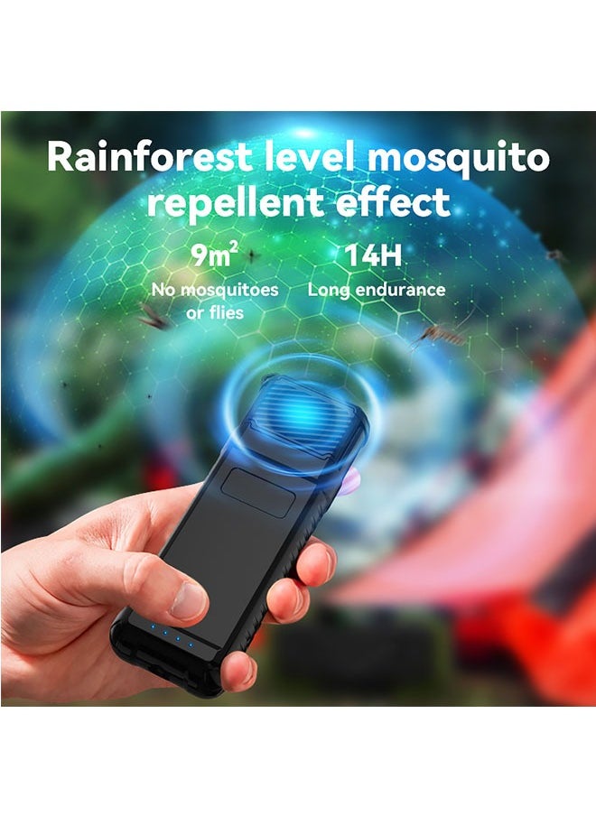 Outdoor Portable Mosquito Repellent Compact Handheld Design with Long-Lasting Electric Mosquito Repellent Function, Wireless and Cordless Operation, Effective Mosquito Coil System 1PC