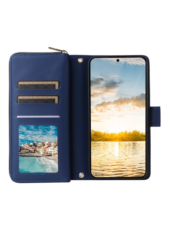 اس-توب جراب لهاتف Samsung Galaxy S23 FE 5G مع محفظة بسحاب وتسع فتحات للبطاقات وحافظة جلدية للهاتف - Image 4