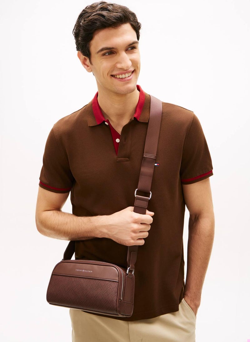 TOMMY HILFIGER Embossed Flag Crossbody Camera Bag - Image 2
