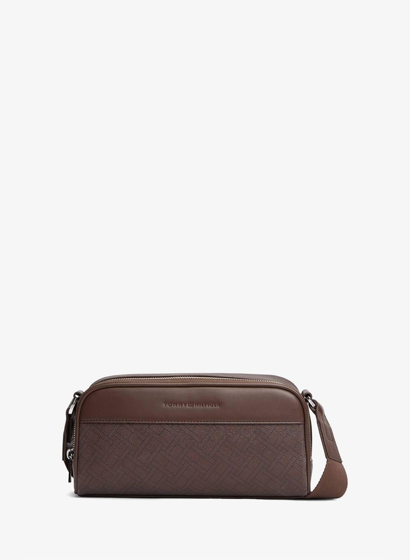 TOMMY HILFIGER Embossed Flag Crossbody Camera Bag - Image 1