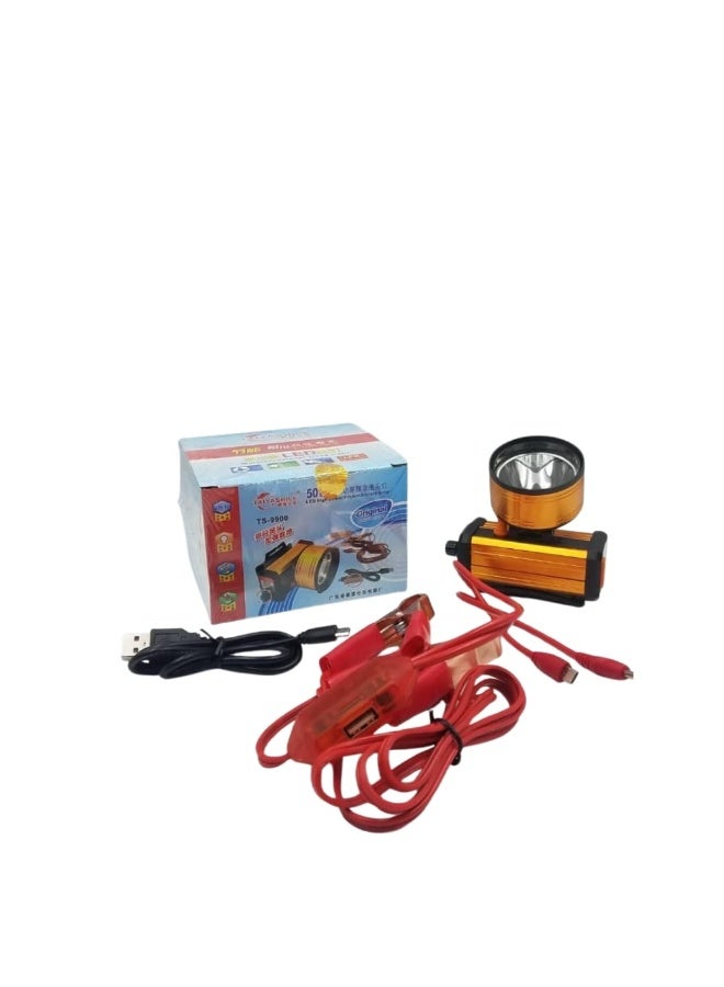 50W High Power LED Headlamp with Battery Model 9900 - Image 1