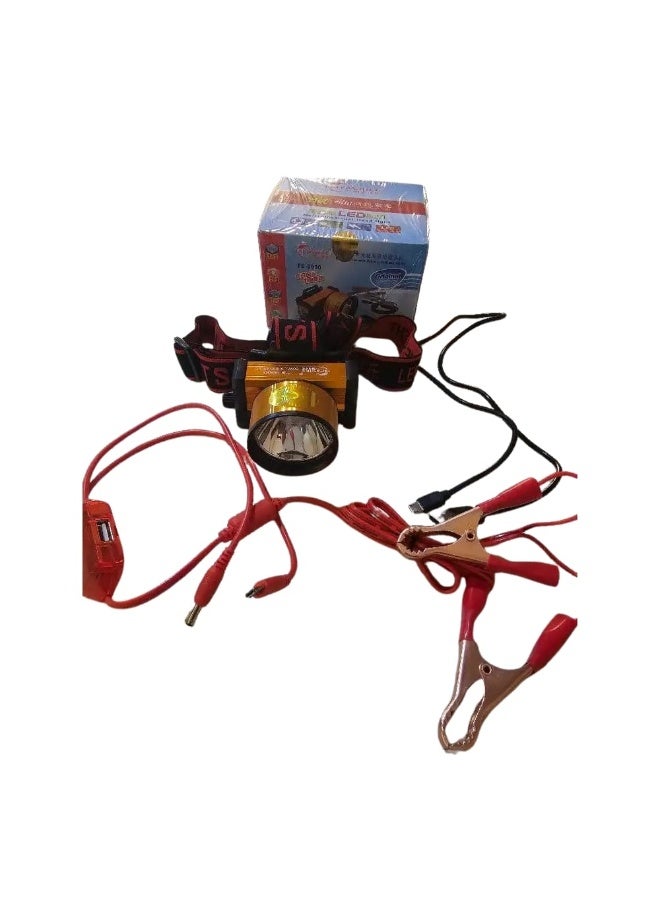 50W High Power LED Headlamp with Battery Model 9900 - Image 2