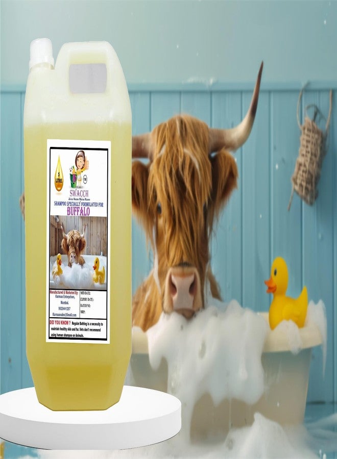 Swacch Shampoo Specially Formulated for Buffalo (5 Litre) Lemon - Image 1