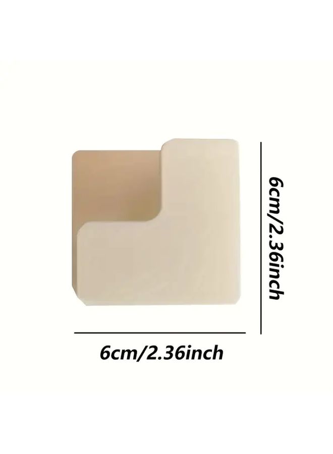 White 2pcs No Drill Wall Mounted Scale Storage Rack Bathroom Home Gym Organizer - Image 3