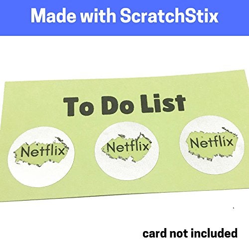 ScratchStix 900 Pack, 1" Scratch Off Stickers Labels, Round Circle - Silver - Image 5