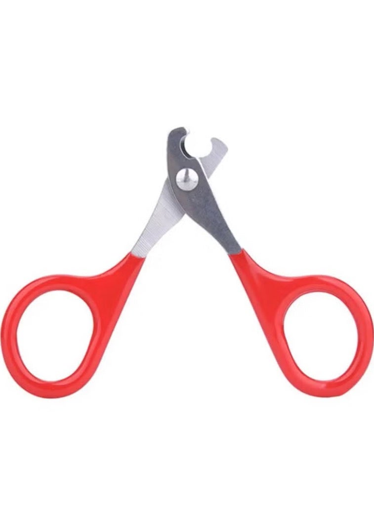 ال دبليو مقص أظافر حاد لمخالب الحيوانات الأليفة أحمر - Image 1