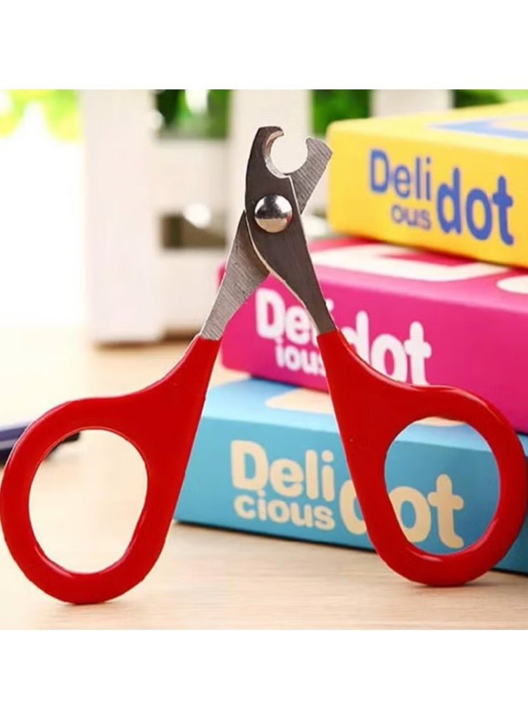 ال دبليو مقص أظافر حاد لمخالب الحيوانات الأليفة أحمر - Image 2