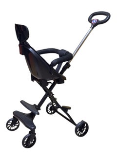 QSHOP 5 Years Old Imported Baby Stroller, Lightweight Travel Stroller with Adjustable Handles and Backrest One-Hand Folding for Overhead Airplane Storage, Shopping, Walking, Travel  - Image 3