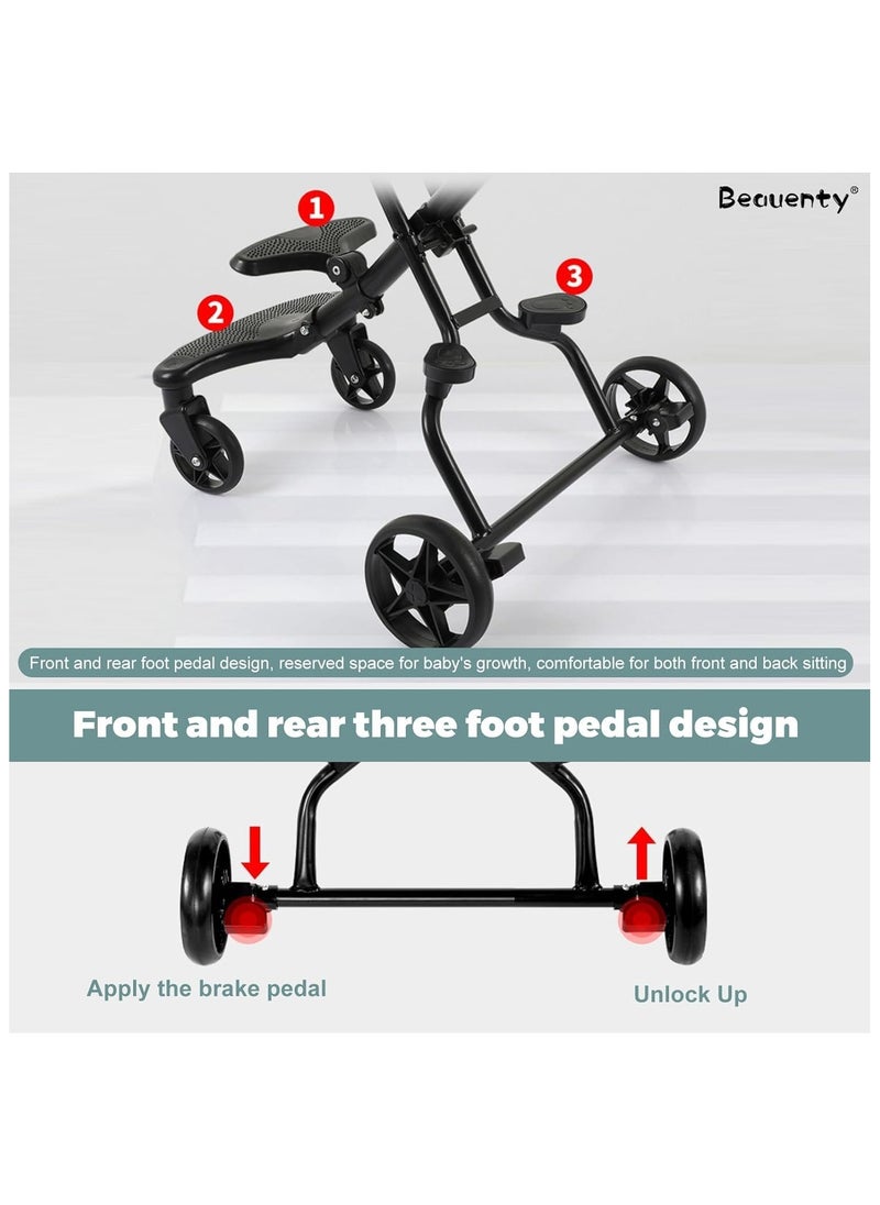 QSHOP - 5 Years Old Imported Baby Stroller, Lightweight Travel Stroller with Adjustable Handles and Backrest One-Hand Folding for Overhead Airplane Storage, Shopping, Walking, Travel - Image 1