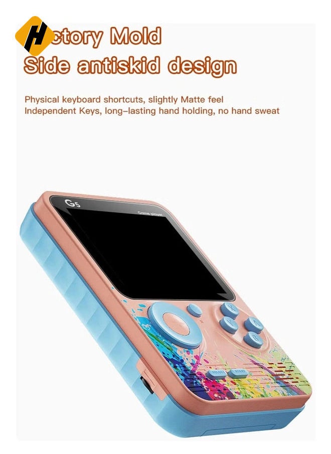 HuHa - "G5 3.0 Inch Full-Color Screen Handheld Game Console – 500 Retro Games, Portable Gaming Console with 1000mAh Battery" - Image 1