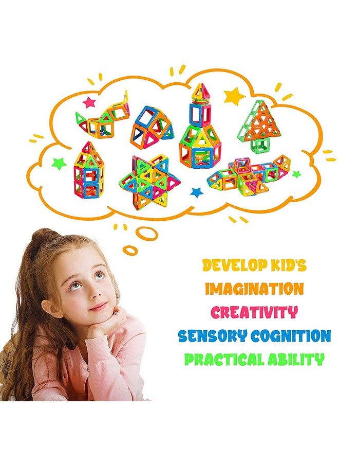 Chocozone 30Pcs Magnetic Blocks For Kids Educational Toys Magnetic Building Blocks Development & Activity Toys For 3+ Years Old Boys & Girls (30 Pieces) Multicolor - Image 4