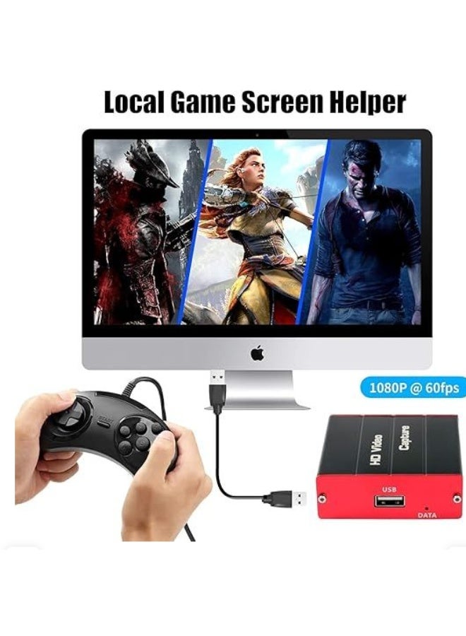 كارت التقاط فيديو HDMI USB 3.0 | جهاز تسجيل 1080P 60FPS مع تمرير 4K للبث المباشر والتسجيل - Image 2