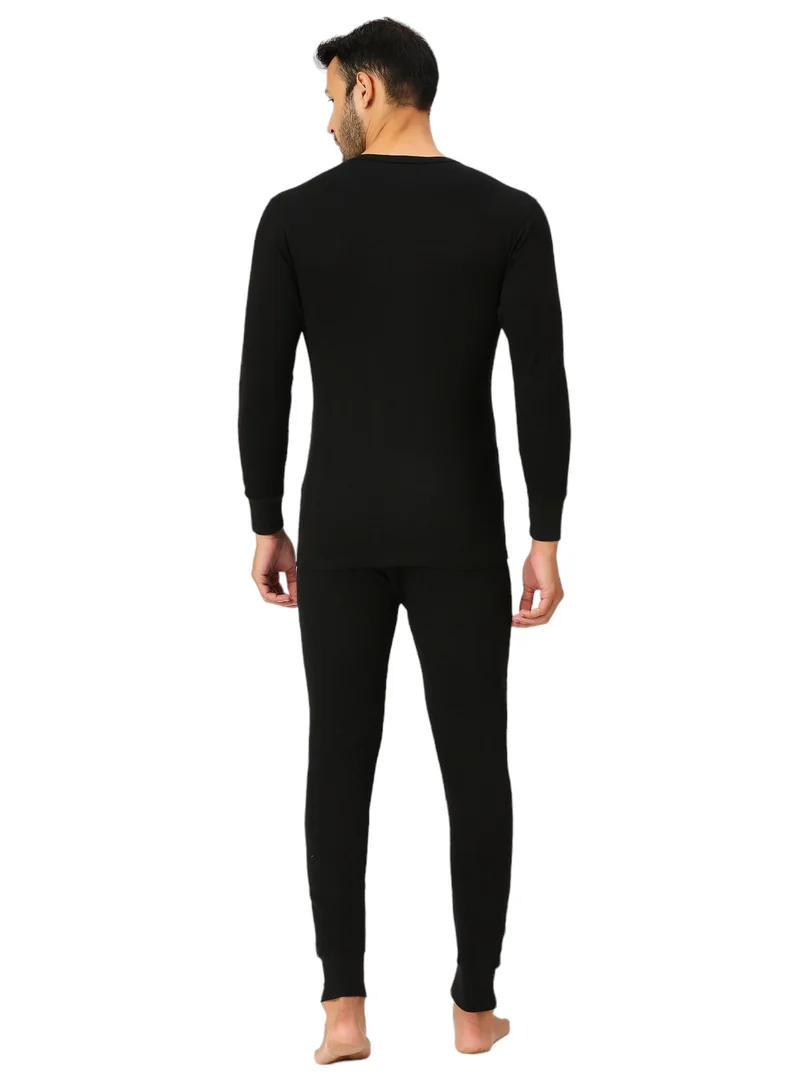 AMPM MEN'S INNER FULL BODY THERMAL SET - BLACK