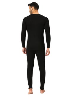 AMPM MEN'S INNER FULL BODY THERMAL SET - BLACK  - Image 3
