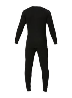AMPM MEN'S INNER FULL BODY THERMAL SET - BLACK  - Image 5
