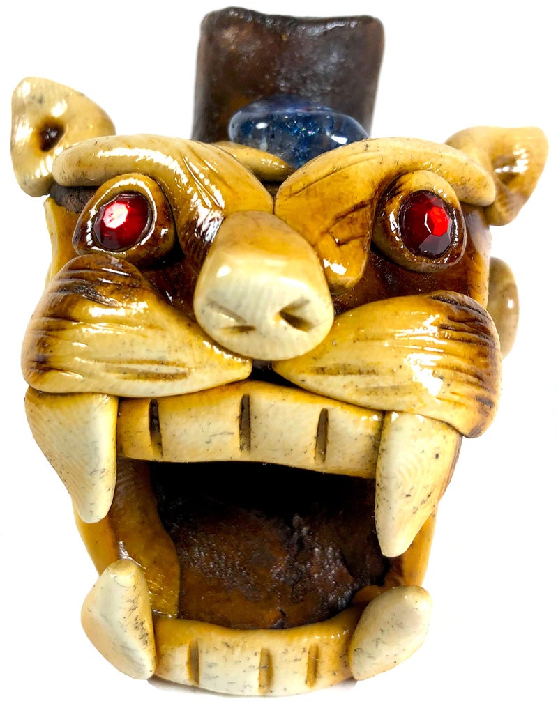 ELTRICOLOR Jaguar Whistle - Silbato Azteca Jaguar - Aztec Whistle - Terrifying Mayan Aztec Sound 125+ Decibels - Image 1