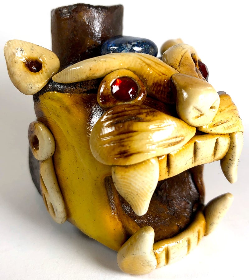 ELTRICOLOR Jaguar Whistle - Silbato Azteca Jaguar - Aztec Whistle - Terrifying Mayan Aztec Sound 125+ Decibels - Image 4