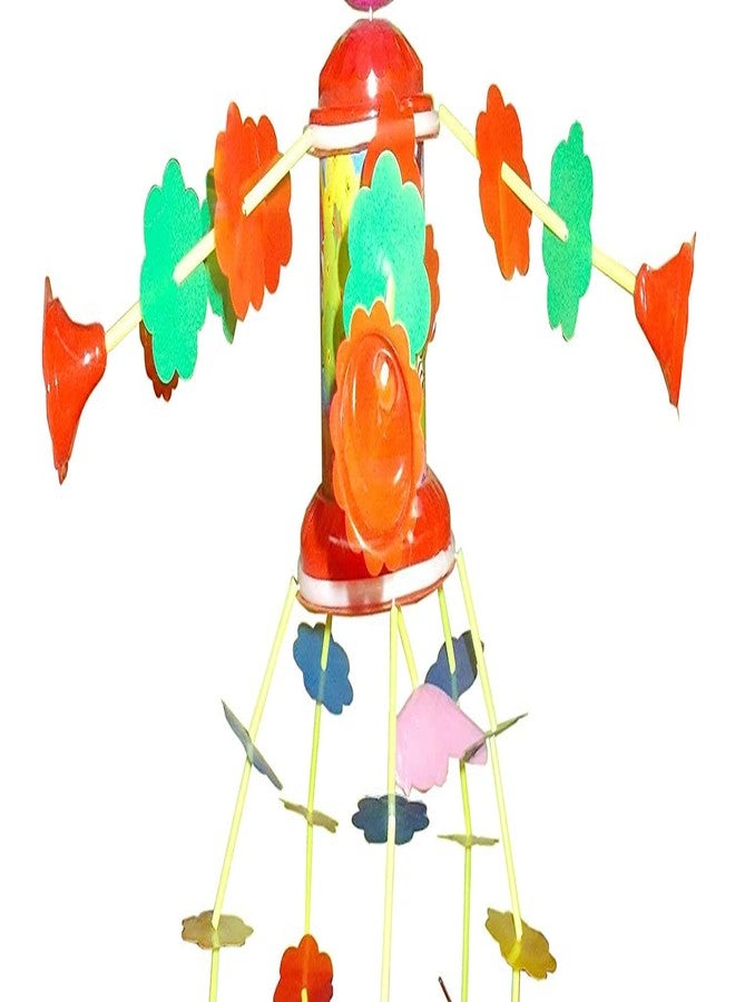 EUPHORIA Musical Merry Go Round Toy (Jhoomer) with Soothing Sound for Kids, Red - Image 2