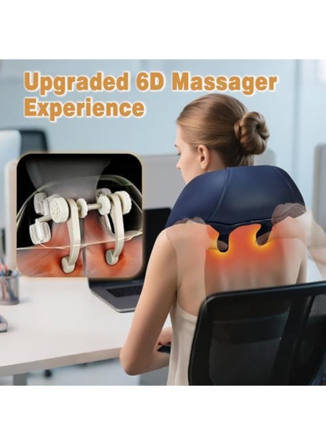 Arabest Cordless Neck Massager with Heat, 6D Deep Kneading Neck Shoulder Massager for Pain Relief, Shiatsu Massager for Shoulder, All Body, 2 Speed Intensities - Image 5