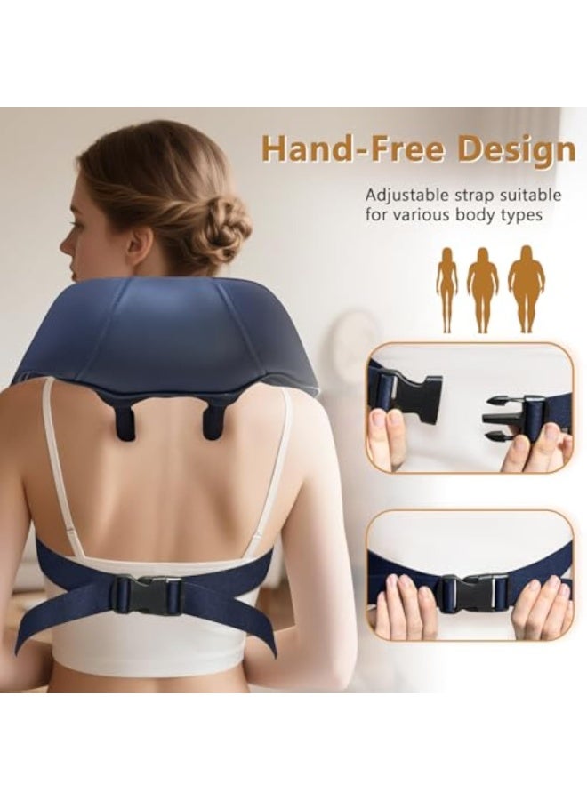 Arabest Cordless Neck Massager with Heat, 6D Deep Kneading Neck Shoulder Massager for Pain Relief, Shiatsu Massager for Shoulder, All Body, 2 Speed Intensities - Image 4
