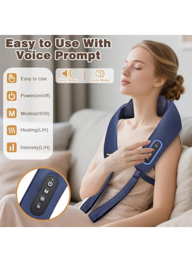 Arabest Cordless Neck Massager with Heat, 6D Deep Kneading Neck Shoulder Massager for Pain Relief, Shiatsu Massager for Shoulder, All Body, 2 Speed Intensities - Image 2