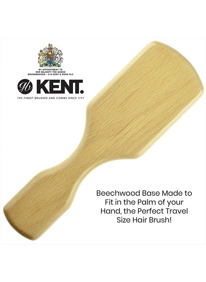 Kent OG2 Beechwood Hair Brush and Facial Brush for Beard Care - Exfoliating Natural Boar Bristle Brush for Mens Grooming, Hair Care, and Beard Straightener for Men's Skin Care - Image 5