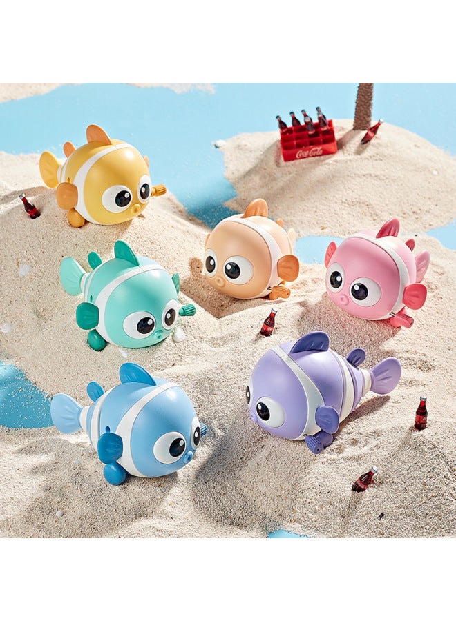 Small Gift Kidsren's Toy Clown Fish Can Move And Run Clockwork Caterpillar Baby Wind-up Wind-up-Color:6 Caterpillar (remarks On Color)  - Image 3