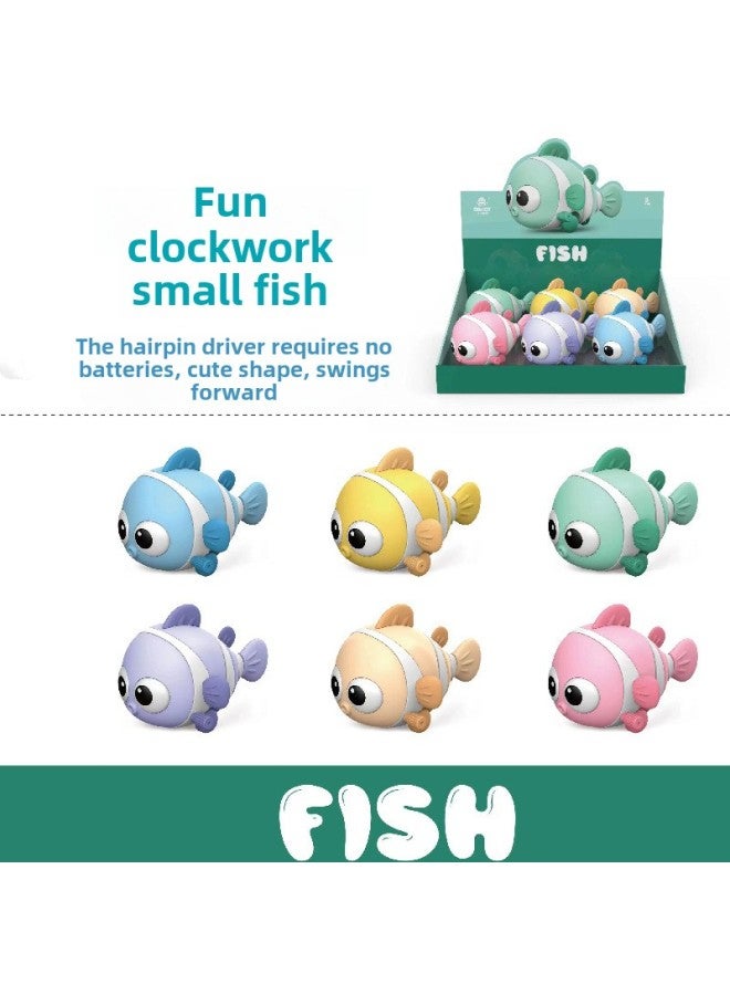 Small Gift Kidsren's Toy Clown Fish Can Move And Run Clockwork Caterpillar Baby Wind-up Wind-up-Color:6 Caterpillar (remarks On Color)  - Image 2