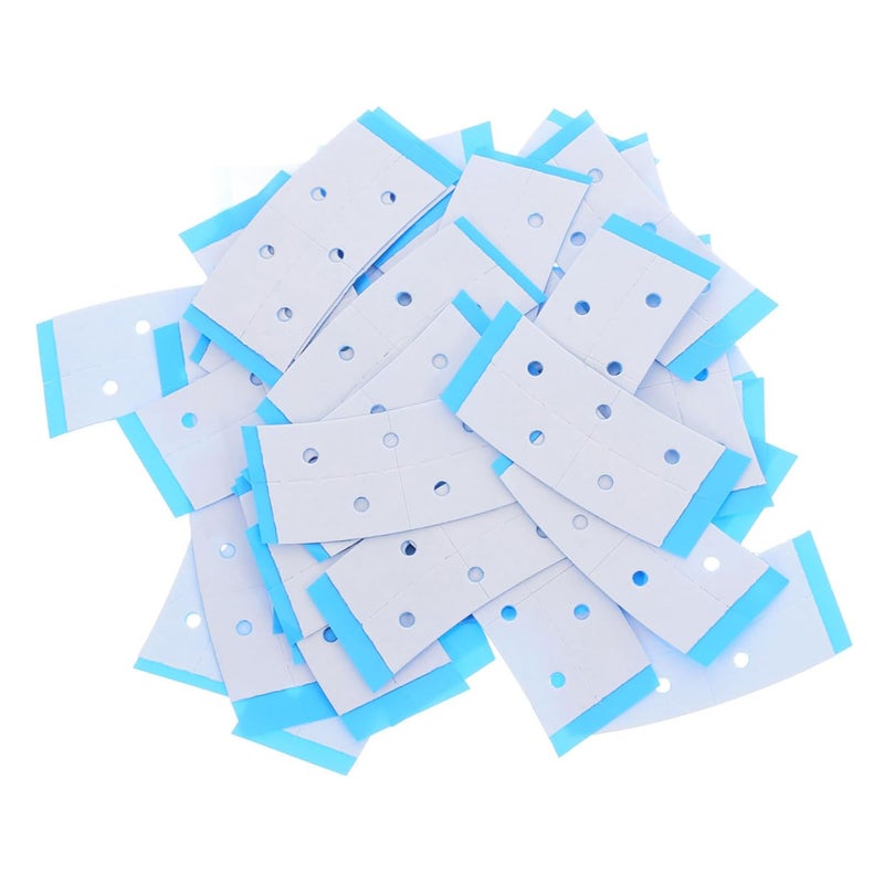 FAVOMOTO 40pcs Double Sided Lace Front Wig Tape with Breathable Sweat Resistant Adhesive Strips for Lace Front Wigs Hair Extensions Prevents Slippage for Daily Party and Stage Use - Image 1