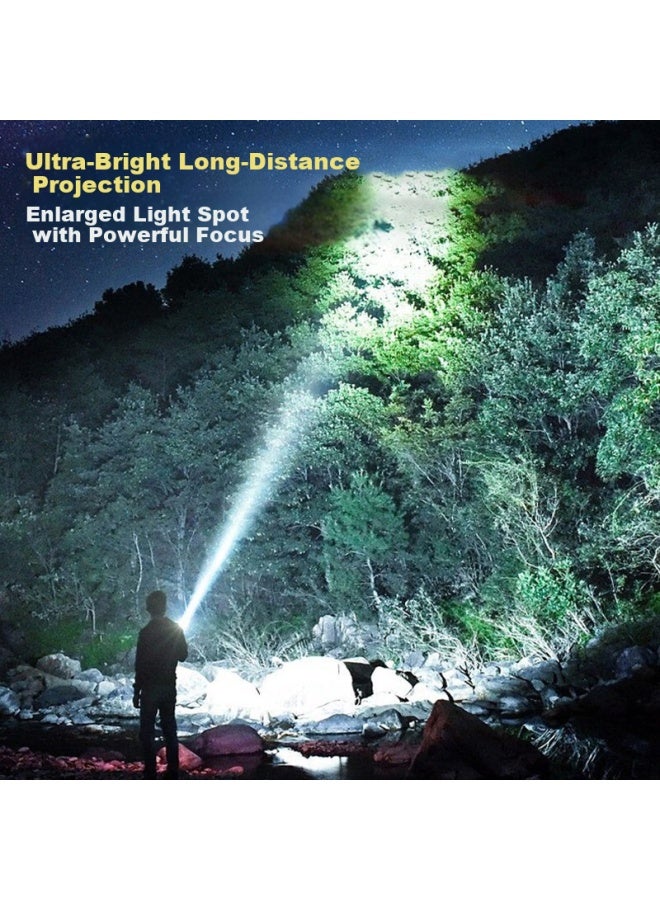 Yage High-power Rechargeable Flashlight Handheld Spotlight Long-range Super Bright Patrol Mining Lamp - Image 2