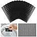 Skyley 12 Pack Flexible Scrubbing Screen Cleaning Mesh for Household 55 x 4 Inch Cleaner Toilet Hard Water Ring Remover Scouring Pad Abrasive Grit Cleaning Screen for Remove Carbon Rust and Scale - Image 1