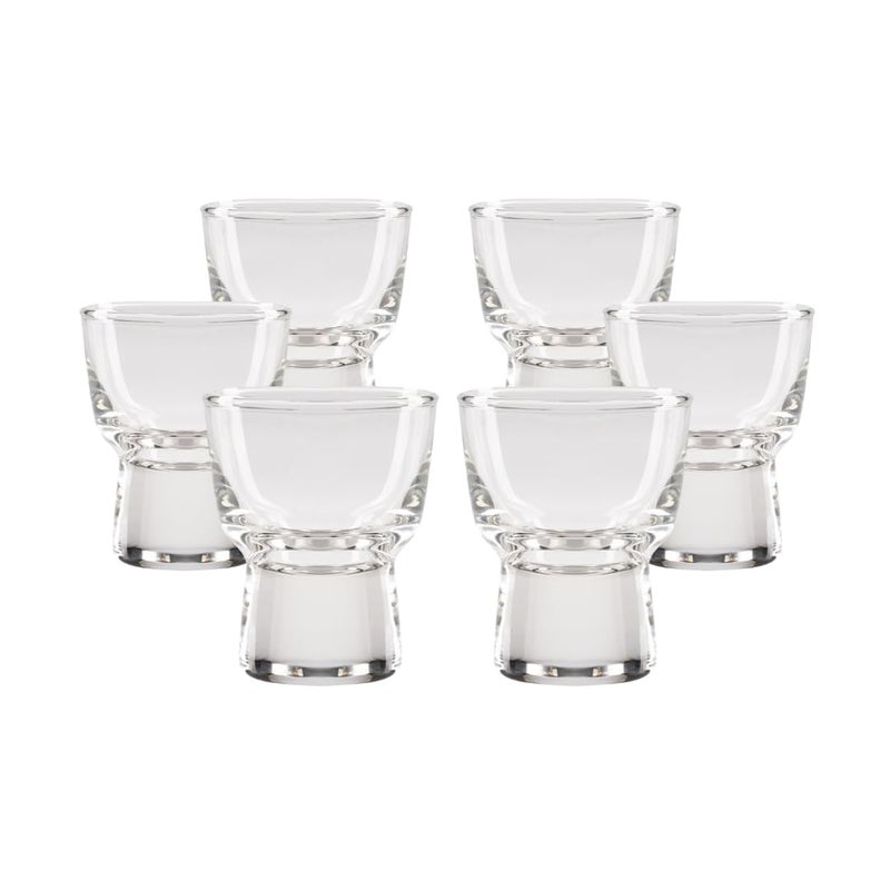 LEMONSODA Haiku Sake Shot Glass Set- 2oz Crystal Shot Glasses for Sake, Tequila, Whiskey, Vodka, Gin - Great for Tequila Tastings, Gifts, Parties, Unique Pieces (Set of 6) - Image 2
