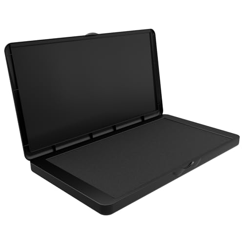 Lsushine Large Stamp Pad, 6.1 x 3.4 Inch Black Ink Pad Premium Quality Felt Pad Rubber Stamp Ink Pad for Office, Home - Image 1
