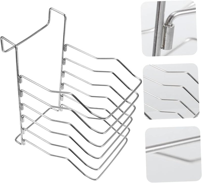 Cabilock Stainless Steel Steak Rack Divider Holds 5 Steak Pieces Easy to Install - Image 4