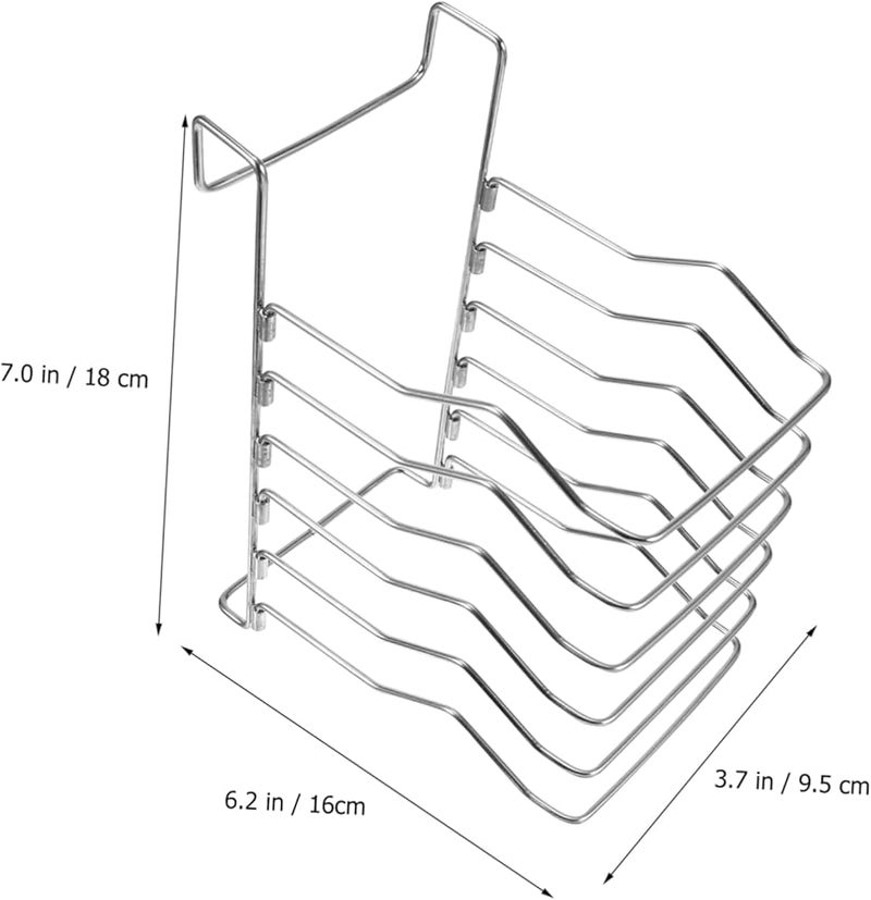 Cabilock Stainless Steel Steak Rack Divider Holds 5 Steak Pieces Easy to Install - Image 3