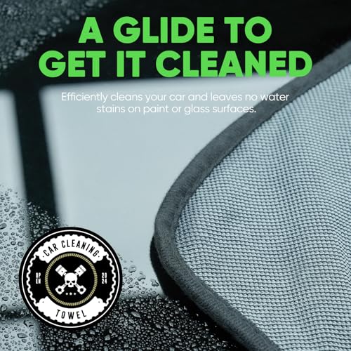 KKV 2-Pack Microfiber Towels (35"x 24") Extra Large Ultra Absorbent Drying Towel for Cars and Trucks, Without Streaks, Scratches, or Water Spots - Image 2