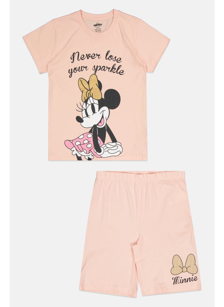 Disney Kids Girl 2 Pieces Mickeys Friend Pajama Set, Multicolor  - Image 1