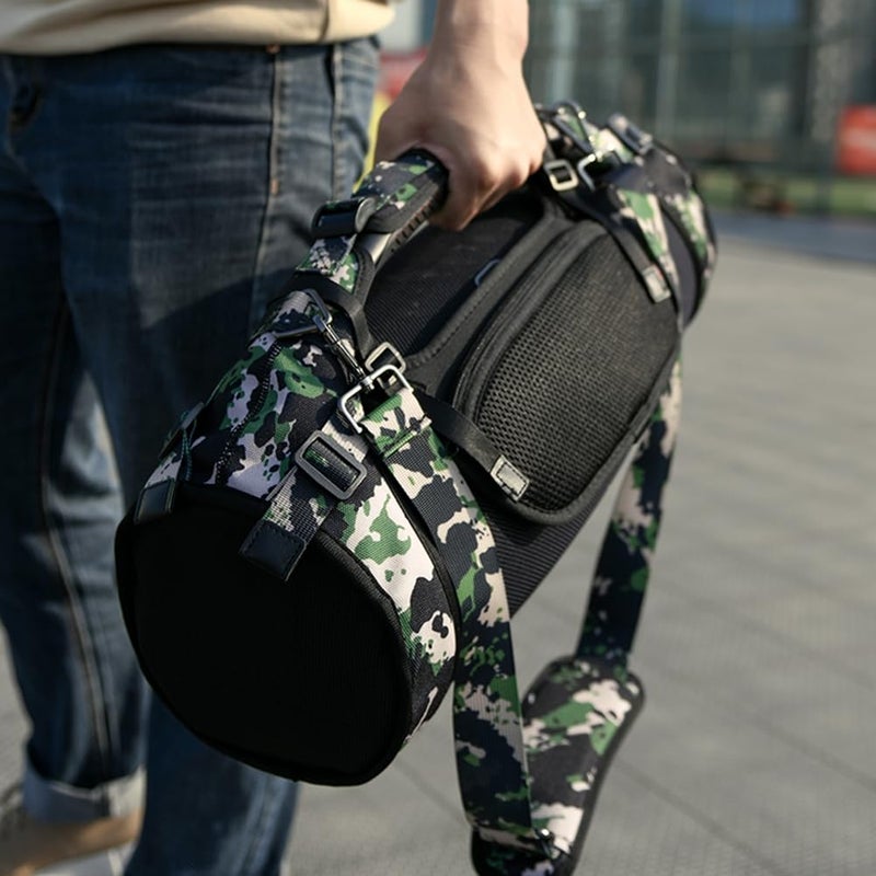 Stoyobe ® Bluetooth Speaker Single-Shoulder Strap Storage Bag with Phone Bag for JBL Boombox (Camouflage) - Image 4