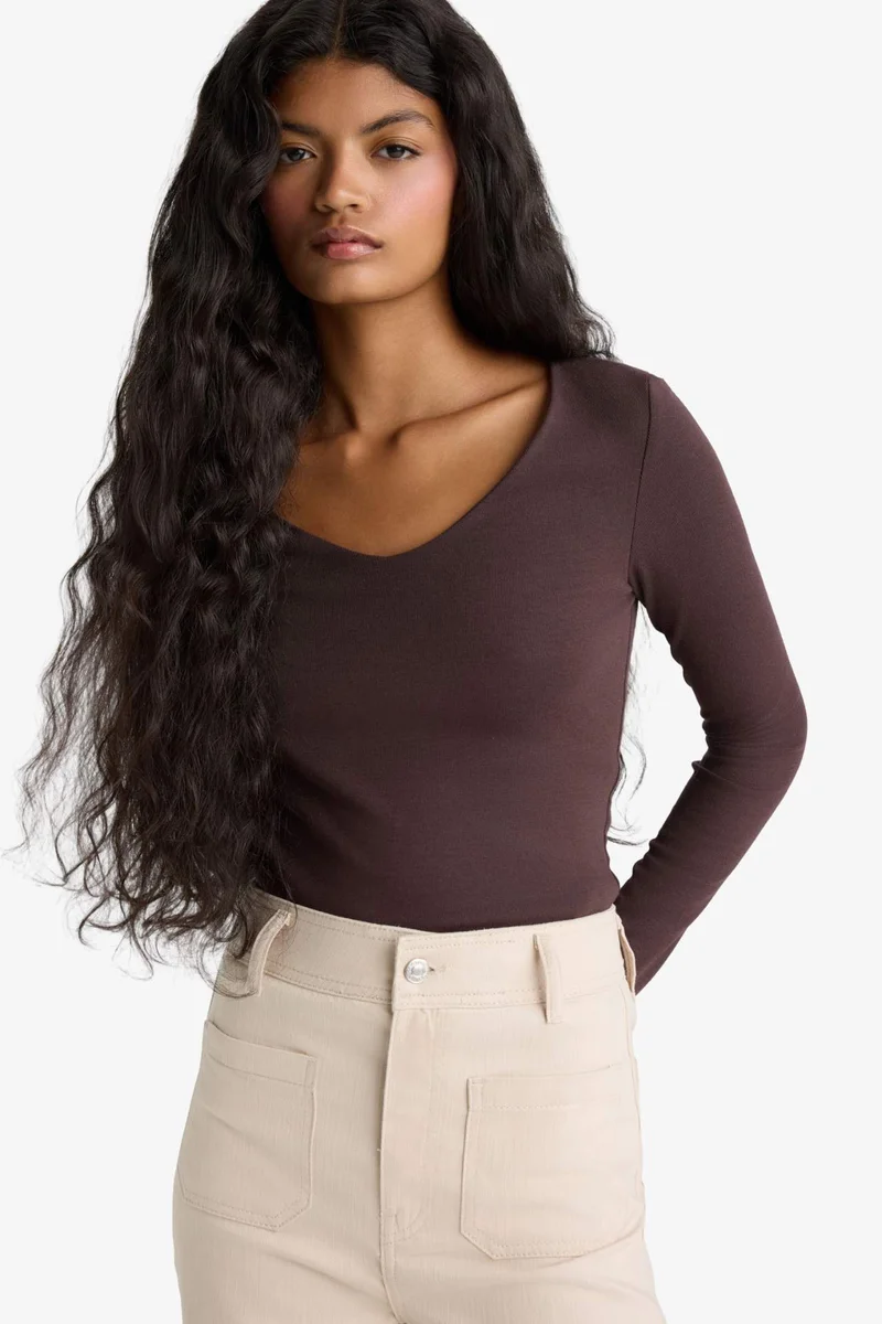 Defacto Slim Fit Basic Modal T-Shirt
